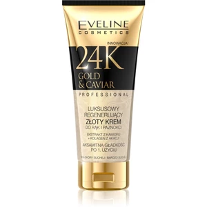 Eveline Cosmetics 24k Gold & Caviar krém na ruky a nechty 100 ml