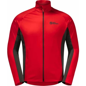 Jack Wolfskin Morobbia FZ M Adrenaline Red 2XL Sweat à capuche outdoor