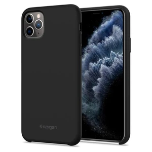 Tok Spigen Silicone Fit Apple iPhone 11 Pro, fekete