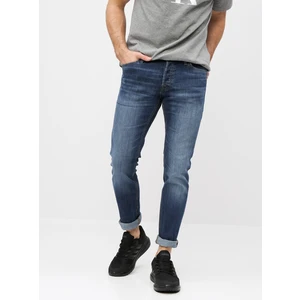 Jack&Jones Pánske džínsy JJIGLENN Slim Fit 12152347 Blue Denim 34/32