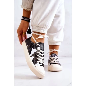 Women's Classic Big Star Sneakers - White/Grey