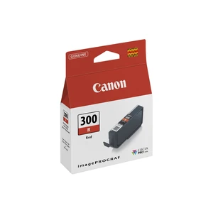 Cartridge Canon PFI-300, 14,4 ml Red (4199C001) červená Originální cartridge Canon PFI-300R barva červená (red)výtěžnost 14,4 mlPro tiskárny Canon ima