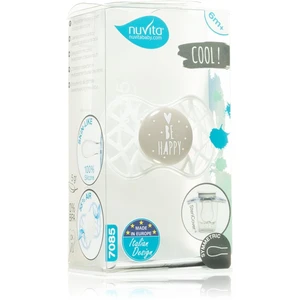 Nuvita Cool Physiological 6m+ dudlík Pearl grey 1 ks