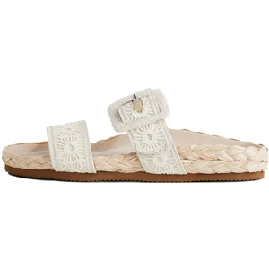 Desigual Aries Cream Slippers - Ladies