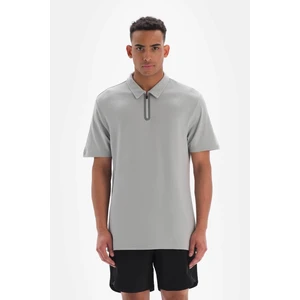 Dagi Gray Men's Pique Collar T-Shirt