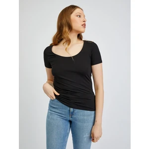 Black women's basic T-shirt ORSAY - Women