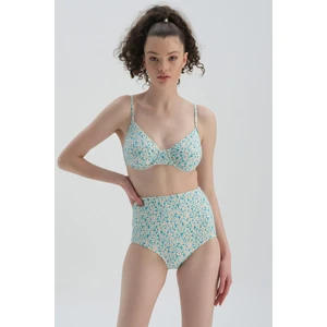 Dagi Sea green lifting high waist bikini bottoms.