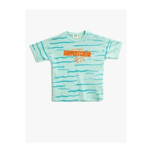 Koton Short Sleeve Cotton T-Shirt Crew Neck