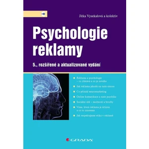 Psychologie reklamy, Vysekalová Jitka