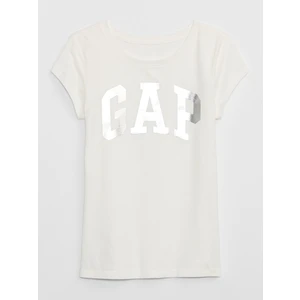 GAP Children's T-shirt with metallic logo - Girls