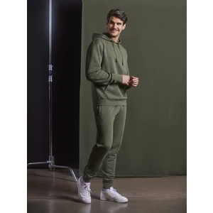 Olive Men's Hoodie Authentic Russell