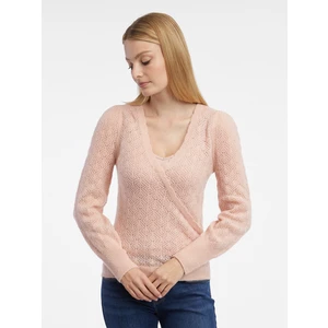 Orsay Women's Light Pink Sweater with Wool - Women