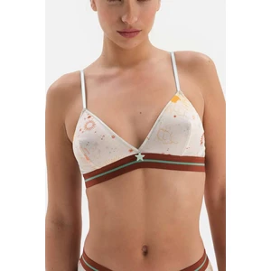 Dagi Sky Patterned Snap-On Covered Bra