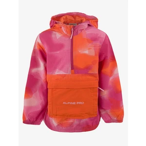 Children's water-repellent jacket ALPINE PRO GOZERO carmine rose