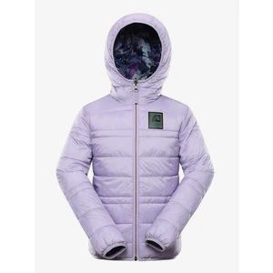 Children's double-sided jacket hi-therm ALPINE PRO EROMO pastel lilac variant pd