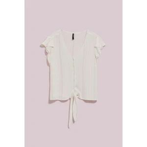 LADIES SHIRT L-KO-4048 OFF WHITE