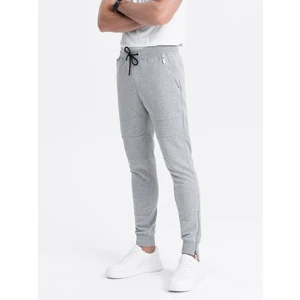 Ombre Men's sweatpants in pleasant knit fabric - black