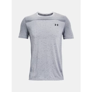 Under Armour Seamless SS Pánské funkční triko 1361131-011 Mod Gray Light Heather M