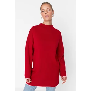 Trendyol Sweater - Red - Relaxed fit