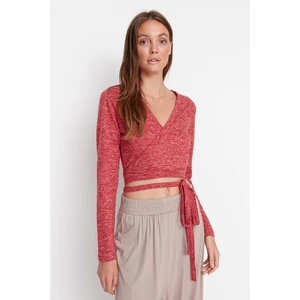 Trendyol Blouse - Burgundy - Regular fit