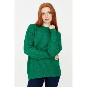 Trendyol Green Oversize Knitwear Sweater