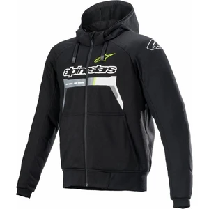 Alpinestars Chrome Ignition Hoodie Black/Yellow Fluorescent L Blouson textile