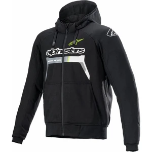 Alpinestars Chrome Ignition Hoodie Black/Yellow Fluorescent L Chaqueta textil