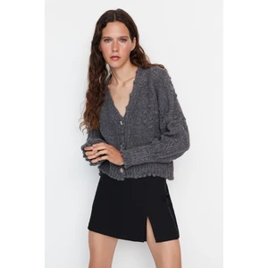 Trendyol Cardigan - Gray - Regular fit