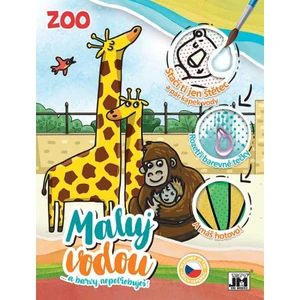 Jiri Models Vodové omaľovánky A4 Zoo