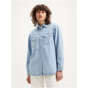 Levi's Light Blue Women's Denim Shirt Levi's® Dorsey Western - Women