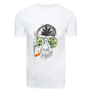 White men's T-shirt Dstreet