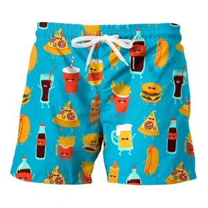 Men's swimming shorts Mr. GUGU & Miss GO Fast food