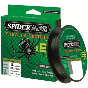 Spiderwire splietaná šnúra stealth smooth 8 zelená 150 m - 0,07 mm 6 kg