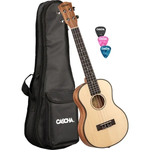 Cascha HH 2154 Tenor Solid Top Ukulele Set