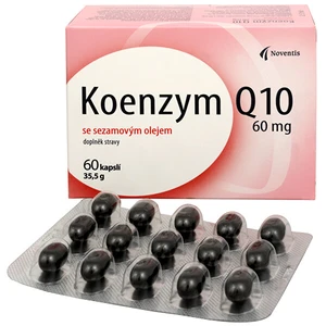 Noventis Koenzym Q10 60 mg se sezamovým olejem 60 kapslí