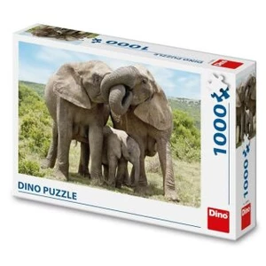Dino Slonia rodina 1000 puzzle