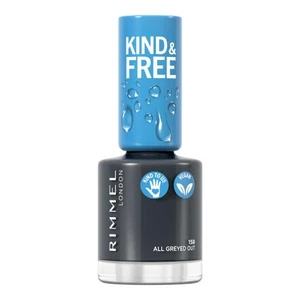 Rimmel Kind & Free lak na nechty odtieň 158 All Greyed Out 8 ml