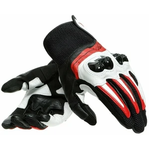 Dainese Mig 3 Black/White/Lava Red XXS Motorcycle Gloves