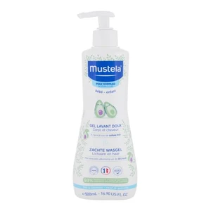 Mustela Bébé Gentle Cleansing Gel Hair and Body 500 ml sprchový gel pro děti