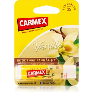 Carmex Vanilla hydratačný balzam na pery v tyčinke SPF 15 4.25 g