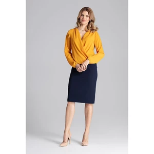 Figl Woman's Blouse M659 Mustard