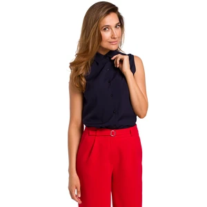 Stylove Woman's Blouse S172 Navy Blue