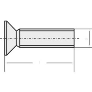 Zápustný šroub TOOLCRAFT 889803, N/A, M6, 20 mm, nerezová ocel, 1 ks