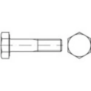 HV skrutky šesťhranné TOOLCRAFT 146936, N/A, M30, 125 mm, ocel, 1 ks