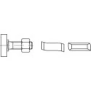 Šroub s T hlavou 1070219, N/A, M16, 50 mm, nerezová ocel, 10 ks