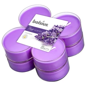 Bolsius Aromatic 2.0 Čajové Maxi 8ks Lavender, vonné svíčky