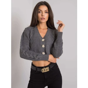 RUE PARIS Dark gray sweater