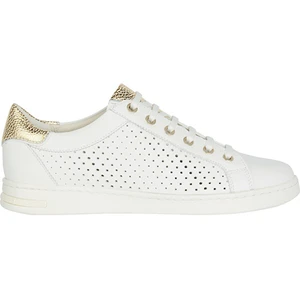 Geox Jaysen White Women's Leather Sneakers - Womens