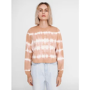 Beige Patterned Sweatshirt Noisy May Joan - Women