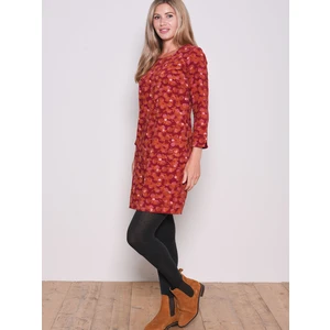 Brakeburn Red Patterned Dress